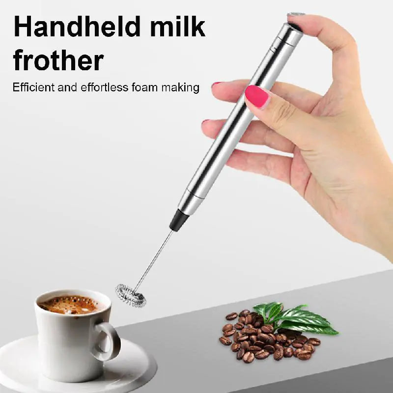 Electric Milk Frother Handheld Mini Foamer Coffee Maker Kitchen Blender Coffee Cappuccino Creamer Whisk Foam Mix Whisk Tools - ShopandTop