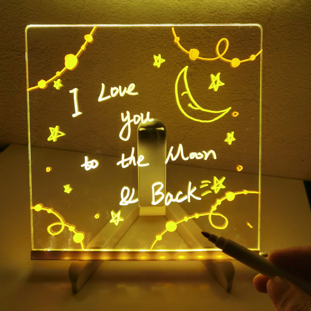 Creative Message Board Holiday Lamp