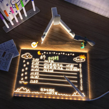 Creative Message Board Holiday Lamp