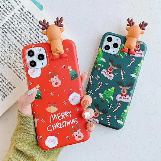 3D Christmas Reindeer Case - ShopandTop