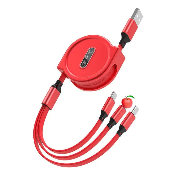 Retractable USB Cable – Tangle-Free, Eco-Friendly Charging Solution