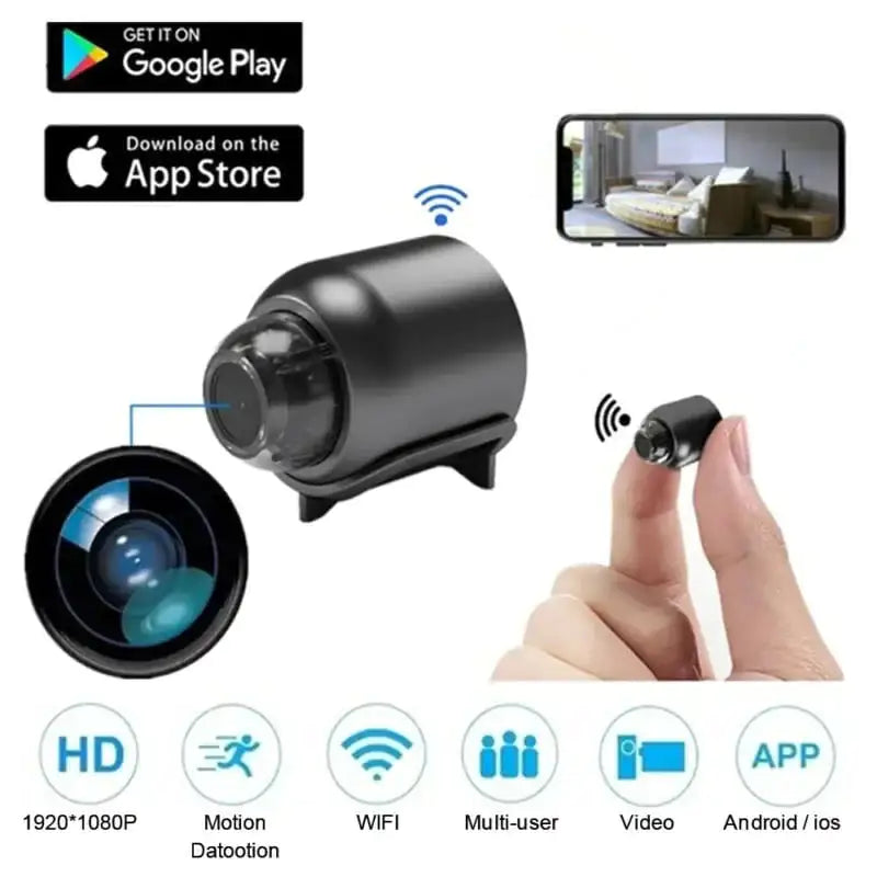 Mini WiFi Camera – Compact Surveillance with Real-Time Monitoring