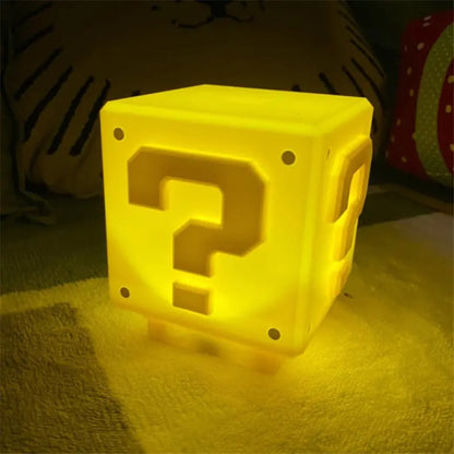 Children’s Bedroom Bedside Lamp - Super Game Question Mark LED Night Light - ShopandTop