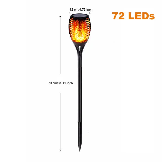 Solar-Powered LED Torch Lights – Outdoor Solar Flame Lights for Garden, Patio, and Pathway - ShopandTop