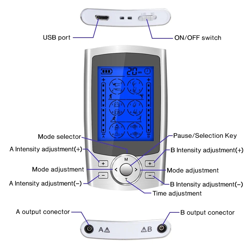 24-Mode Body Massage Device - Professional Relaxation at Home - ShopandTop