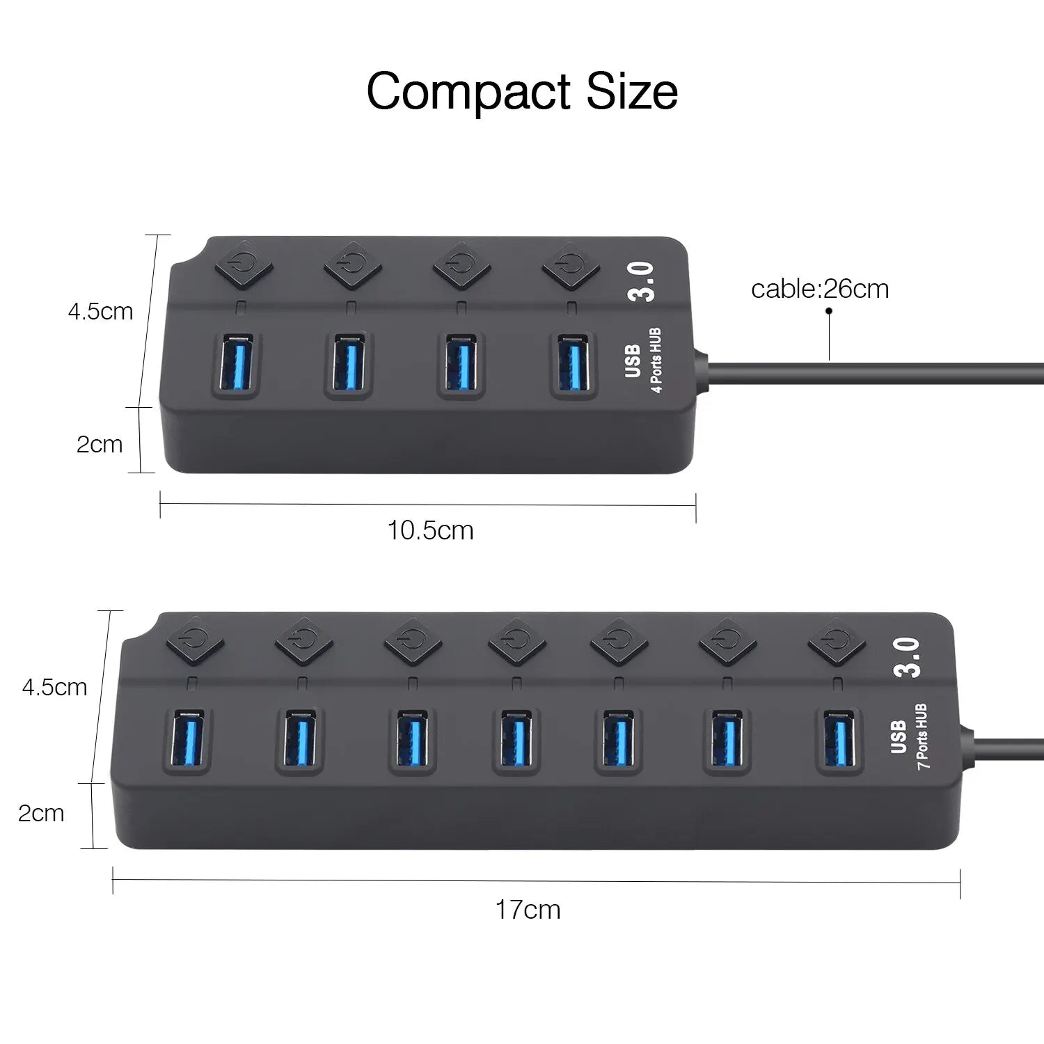 HUB USB 3.0 USB Splitter 2.0 - ShopandTop