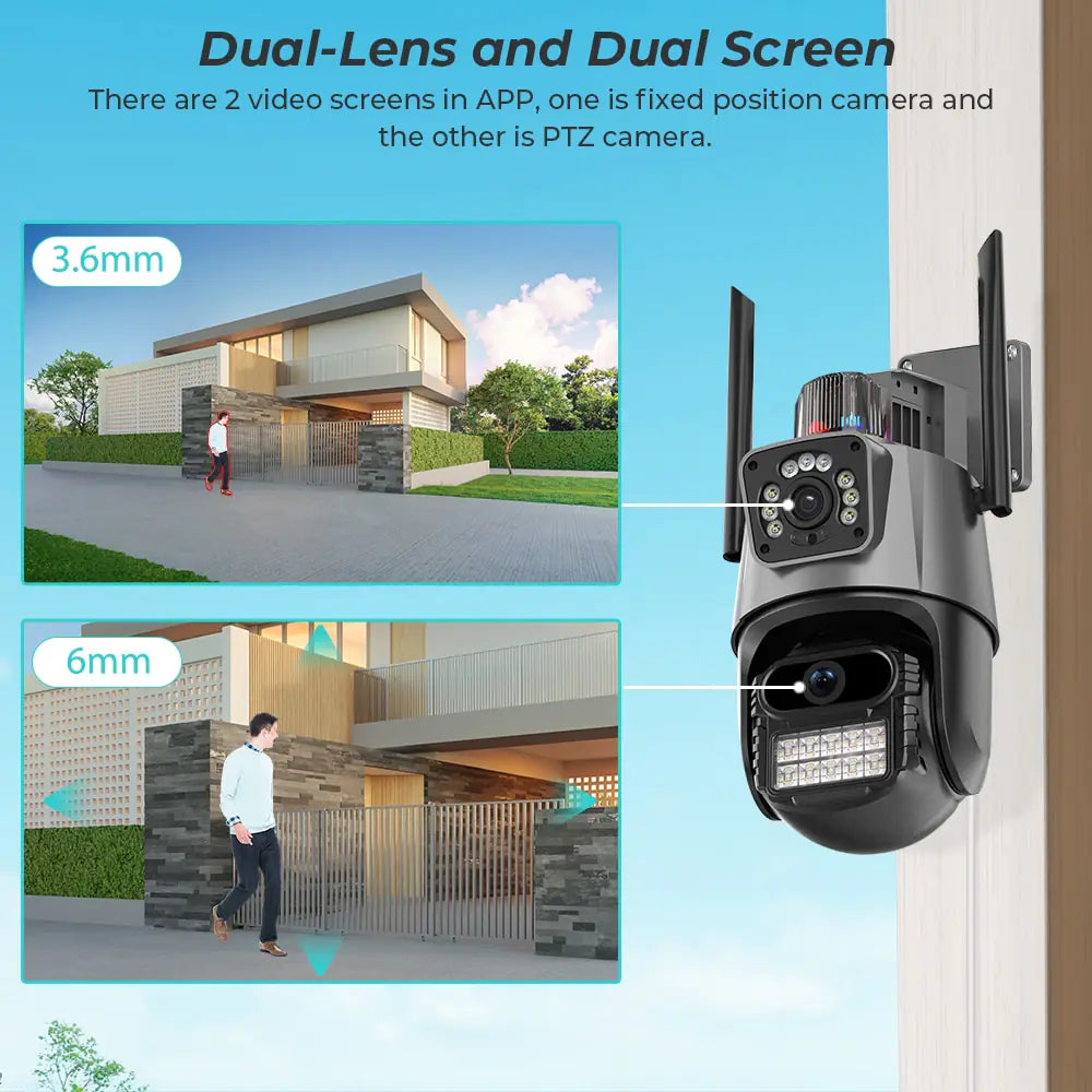 4k Resolution Camera Dual Lens And Screen - ShopandTop