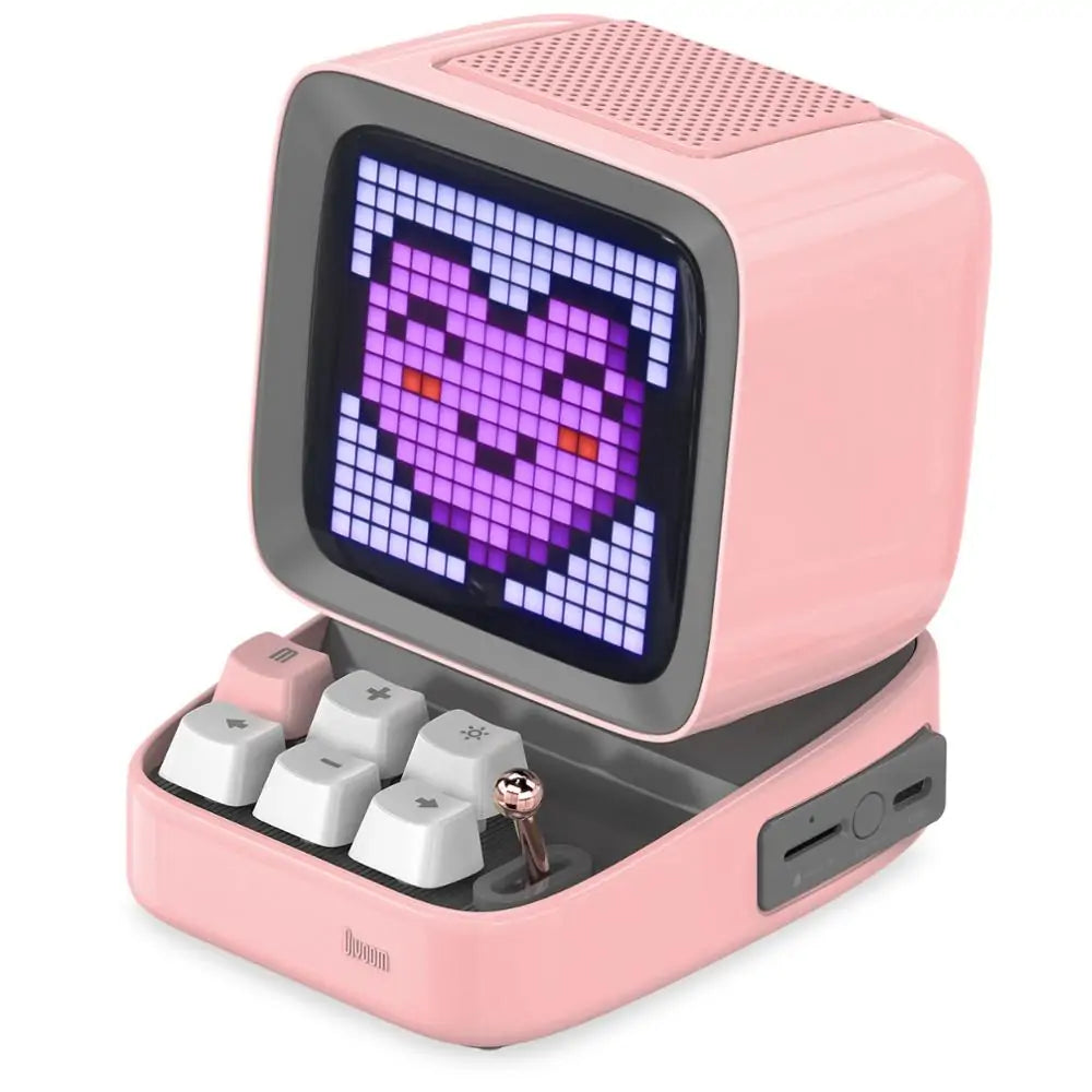 Retro Pixel Art Bluetooth Speaker and Alarm Clock - ShopandTop