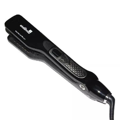 Steam Hair Brush Titanium Ceramic Flat Iron - ShopandTop