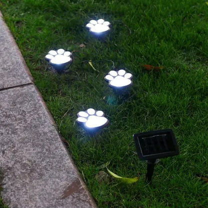 Paw Print Solar Lights - Charming Garden Lighting for Pet Lovers - ShopandTop