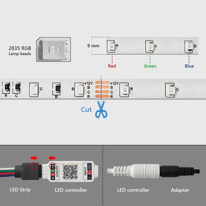 Bluetooth LED Strip RGB Light