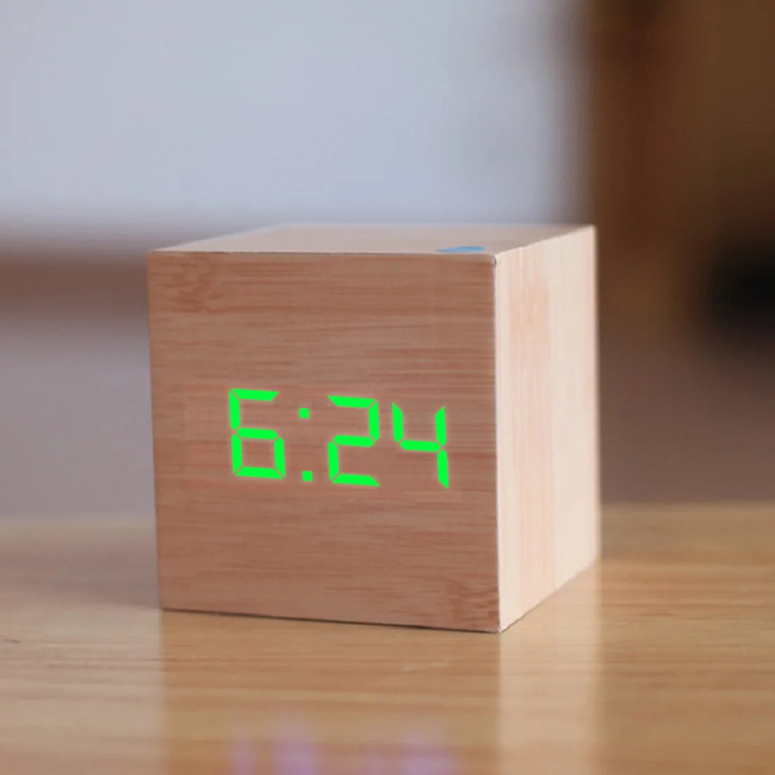 New Qualified Digital Wooden LED Alarm Clock