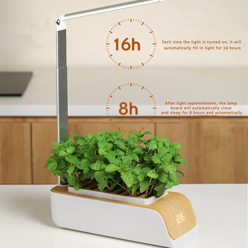 Smart Flower Pot – Automatic Watering, LED Growth Lights, and Smart Reminders for Effortless Plant Care - ShopandTop