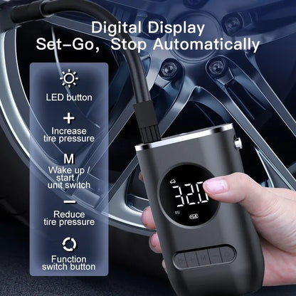 Air Pump Handheld Wireless Digital Display Charging Pump