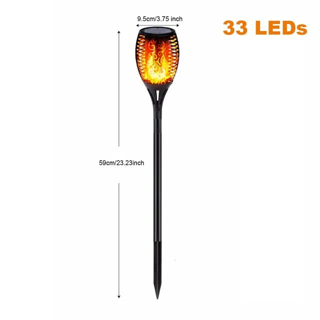 Solar-Powered LED Torch Lights – Outdoor Solar Flame Lights for Garden, Patio, and Pathway - ShopandTop