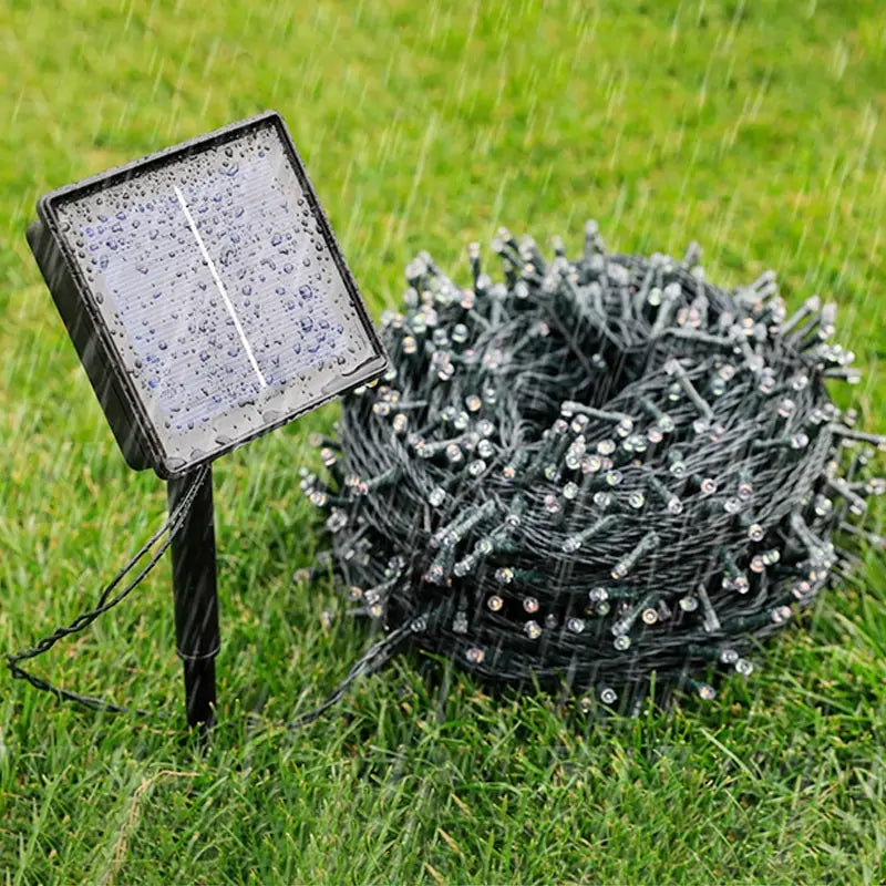 LED Solar String Lights - Eco-Friendly Outdoor Lighting for Garden & Patio - ShopandTop