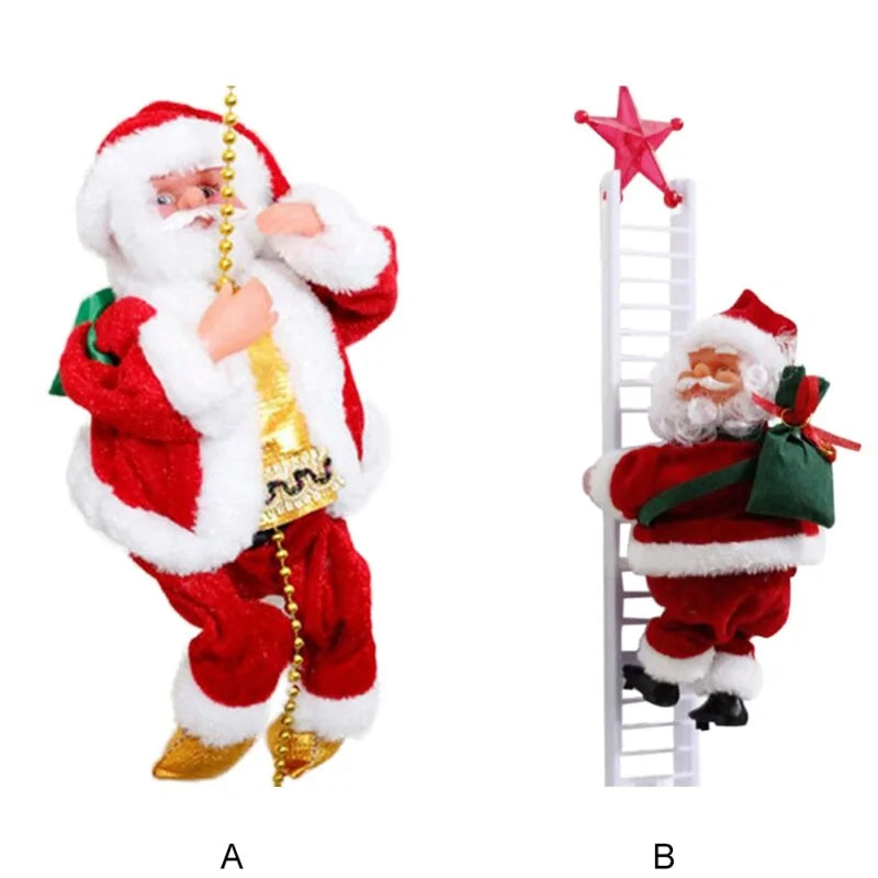 Santa Climbing Ladder Christmas Decoration - ShopandTop