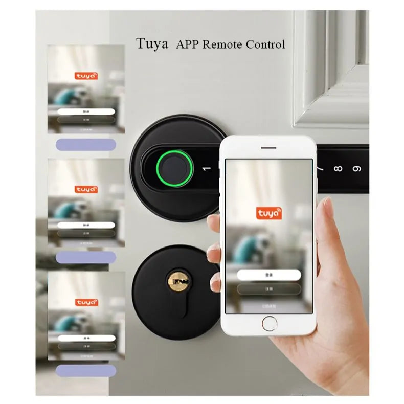 Biometric Smart Lock – Keyless Fingerprint Door Access for Enhanced Home Security - ShopandTop