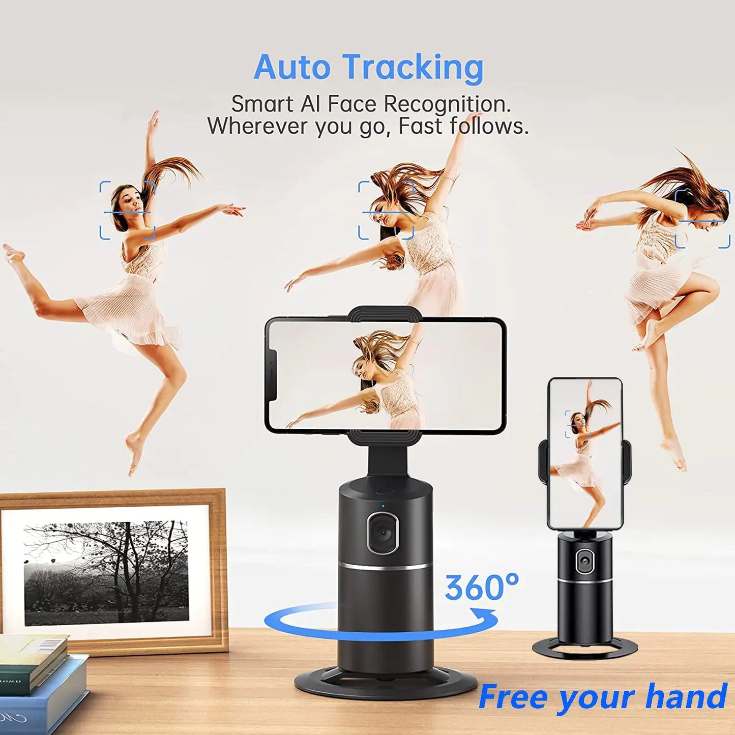 Auto-tracking 360 Tripod (For Phone Use) - ShopandTop