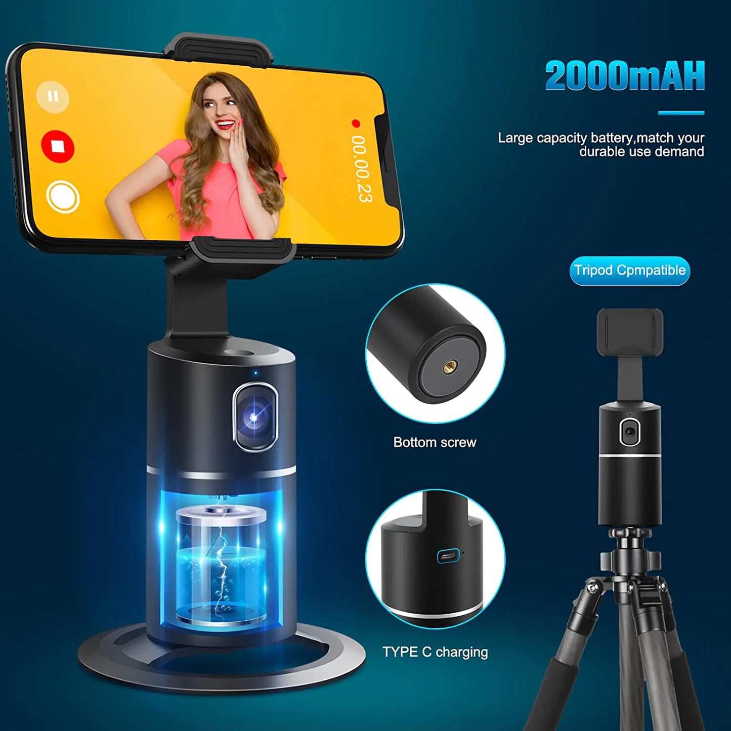 AI Smart Stabilized Tripod - ShopandTop