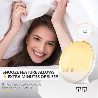 Wake-Up Light Sunrise Simulation Alarm Clock