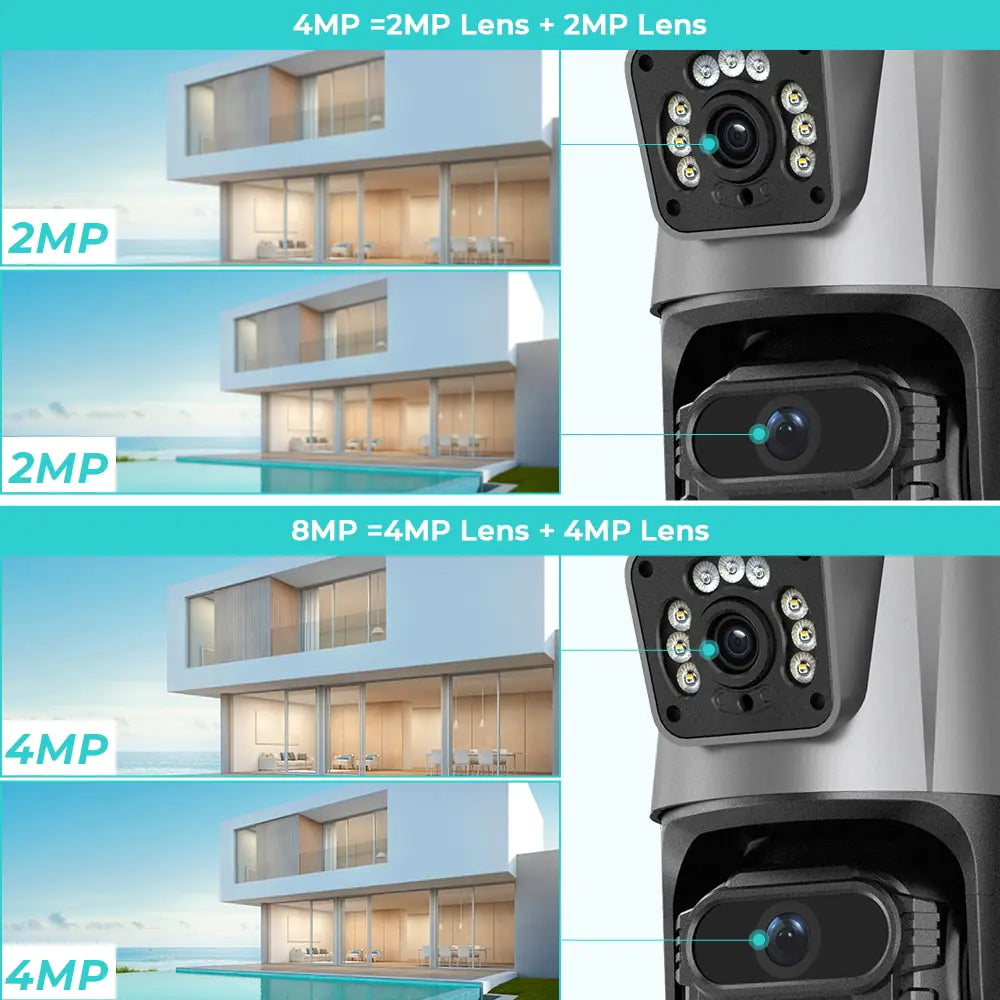 4k Resolution Camera Dual Lens And Screen - ShopandTop