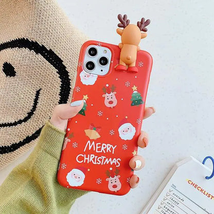 3D Christmas Reindeer Case - ShopandTop