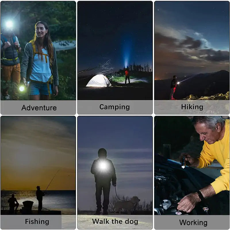 LED Portable Flashlight - Compact, Durable, and Versatile Lighting for All Adventures - ShopandTop