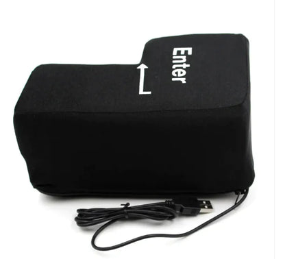 Big USB Enter Key Stress Pillow - ShopandTop