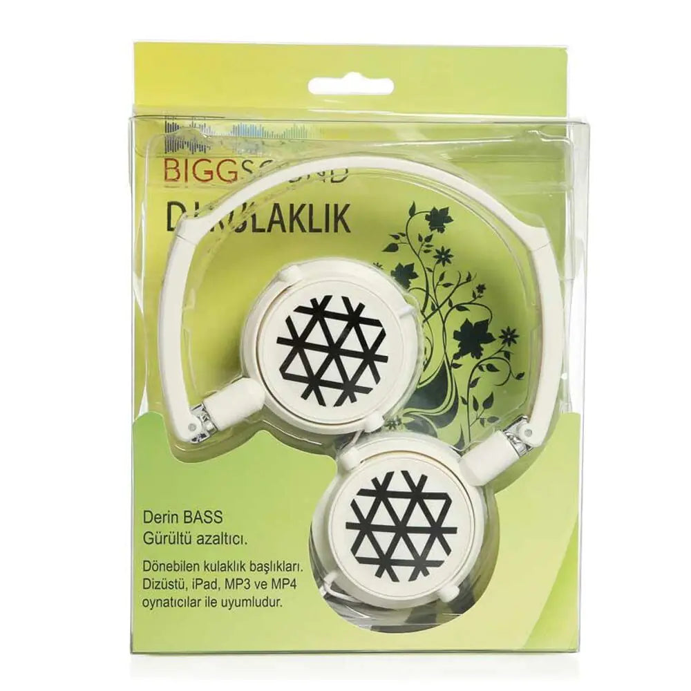 Biggdesign White Headphones - ShopandTop