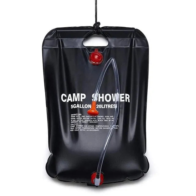 Solar Power Water Bag – Eco-Friendly Outdoor Shower for Camping, Hiking, and More - ShopandTop