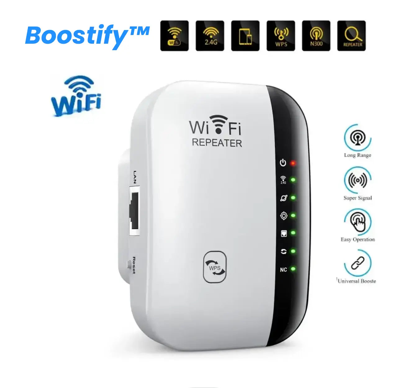 Wifi Booster Repetidor Amplifier Wifi Reapeter - ShopandTop