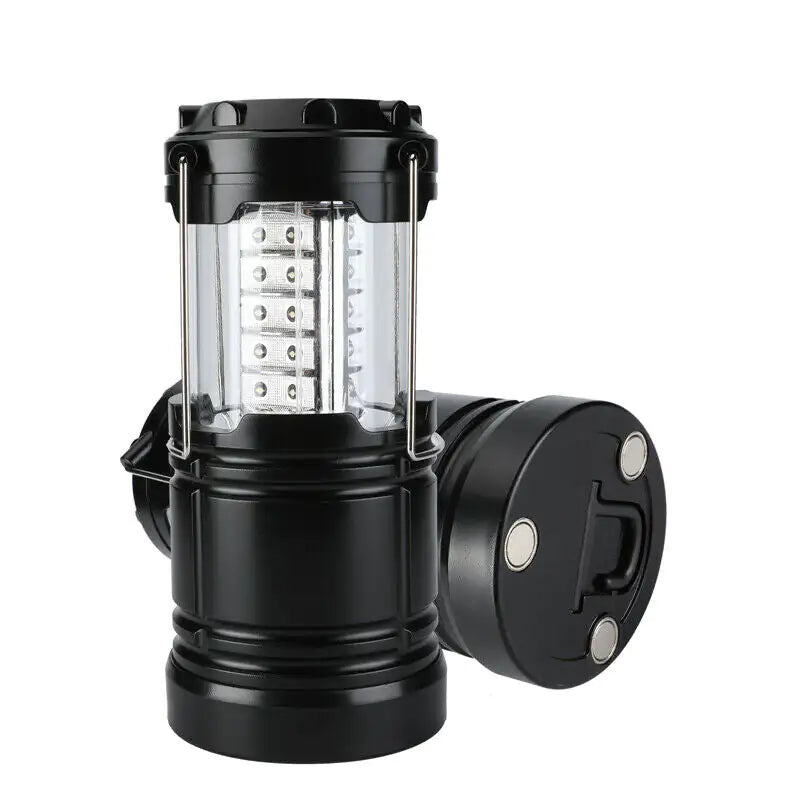 Ultra Bright Portable Collapsible 30 LEDs Hiking Camping Lantern Tent Light Lamp - ShopandTop