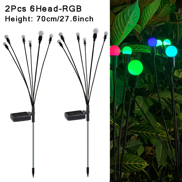 Solar Firefly Lights – Whimsical Outdoor Garden Lights with Realistic Flickering Effect - ShopandTop