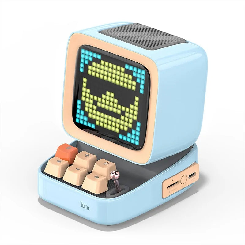 Retro Pixel Art Bluetooth Speaker and Alarm Clock - ShopandTop