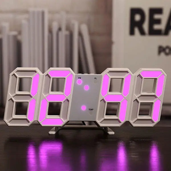 Adjustable Electronic Table Clock – Sleek Design with Customizable Features